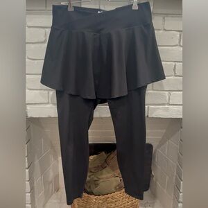 POP flex Black Skirted Leggings